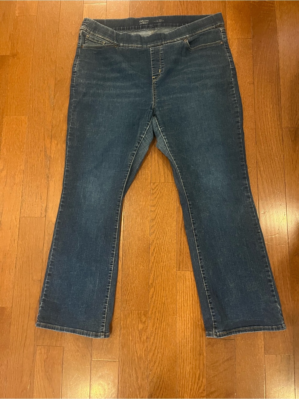 Signature Levi Strauss Women’s Pull On stretch  Jeans, size 18S